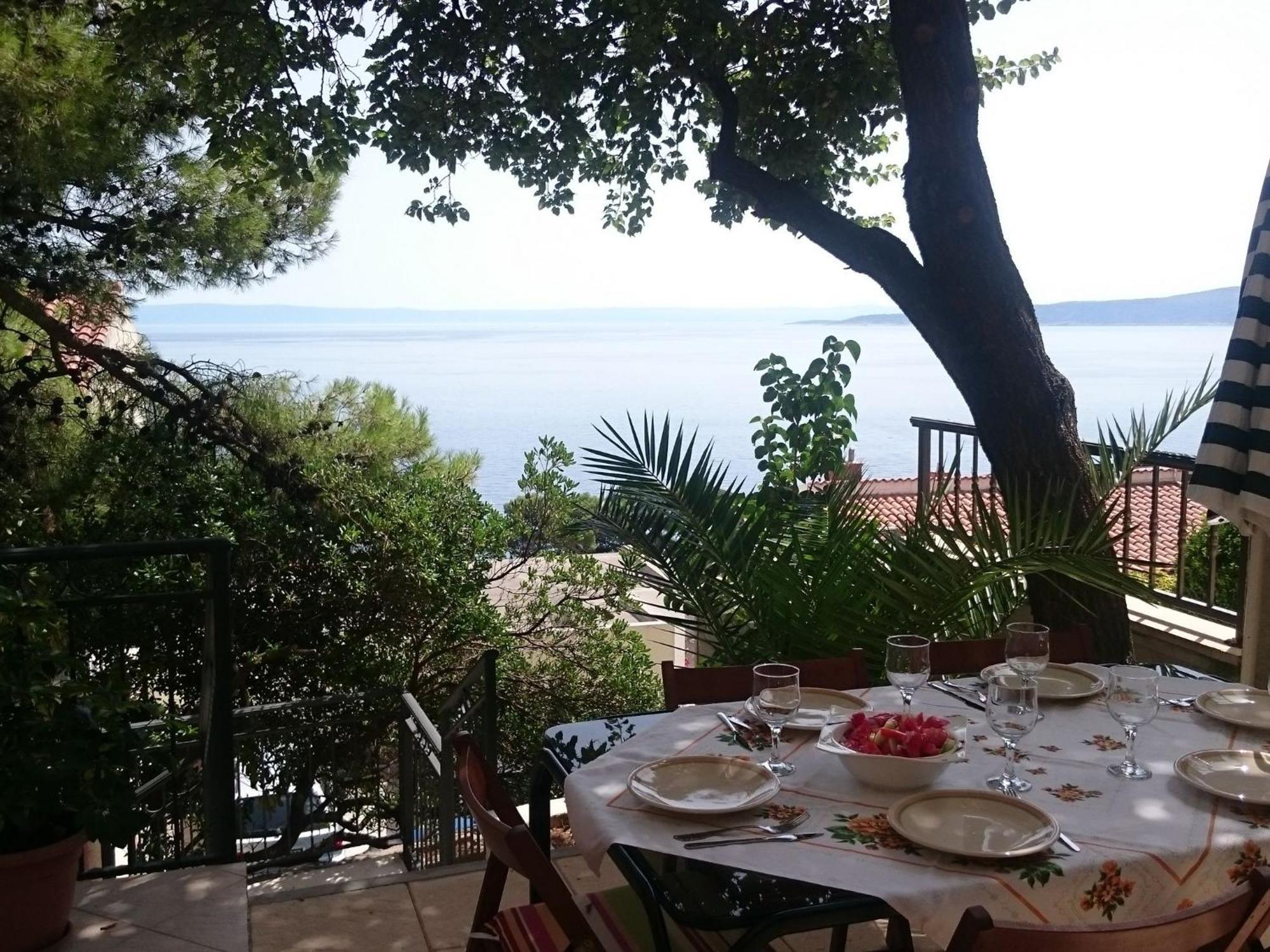 Cozy Apartment With A Balcony And A Sea View Brela Zewnętrze zdjęcie